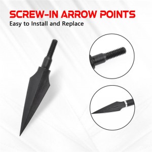 Elongarrow 125Grain Archery Arrowhead Broadhead til kulstofpil