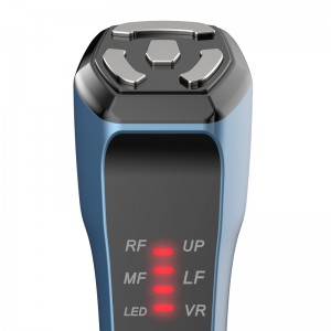 6-i-1 hudopstrømningsmaskine, RF-øjeopbevaring og anti-aging-enhed kan fjerne øjenposer, mørke cirkler, krage fødder, husholdning RF Anti-Aging Eye Machine, Oabes LED RED RED BLUE GREEN LYS FACIAL TREASHI maskine