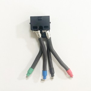 Lotes 4.2 mm tonehøjde 2x4 pin AWAF0046 Power Dip sele Connector Wire Nyt energi elektrisk køretøj Solar Panel Kabeltilpasning