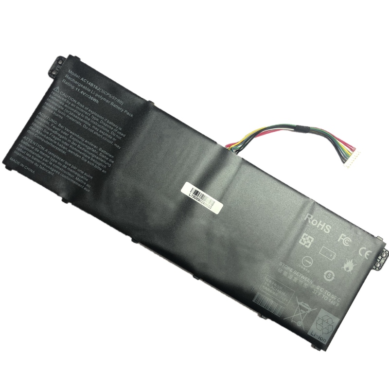 Velegnet til Acer Aspire E3-112 B115 V5-122 132 V3-111 P N15W4 N15Q3 MS2394 EX2519 AC14B18J AC14B13J Laptop Batteri