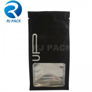 Børnebestandig flad bundpose med vindue