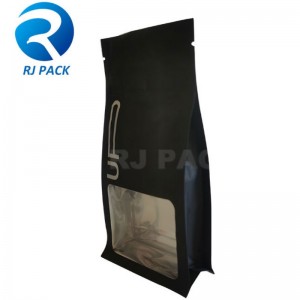 Børnebestandig flad bundpose med vindue