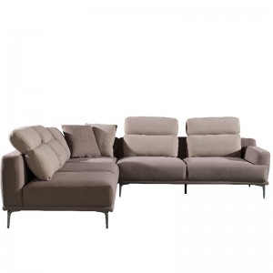 Stof chaise sektionssofa hjørne sofa stue sofa