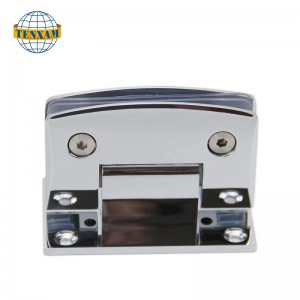 90 graders væg til glasdør hængsel zink legering badeværelse glas bruser hængsel