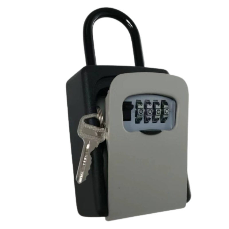 KB001 Key Lock Box, Combination Key Safe Lockbox med kode til House Key Storage, Combo Door Locker