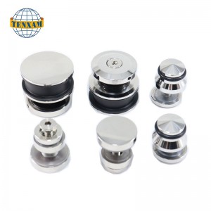 Rustfrit stål glasbruser skydedør hardware fittings med badeværelse skydedør rulle rulle