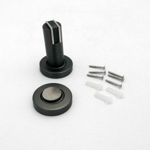 MD003 Rustfrit stål magnetisk dørstop, dørstopper, vægmonteringsholder
