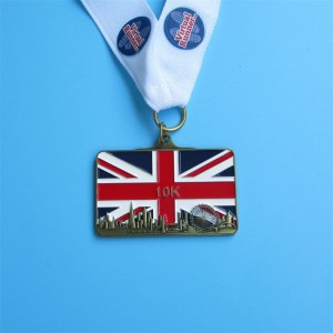 Guld sølv kobbermedaljer Amerika Virtual Run Medals