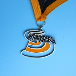 Design din egen sportslegeringsmedalje med lanyardmedaljer Sport Metal