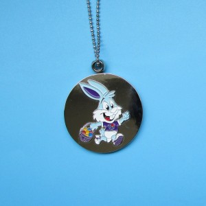 Brugerdefinerede medaljer Race for Kids Cute Design Rabbit Bead Halskæder Kidmedaljer