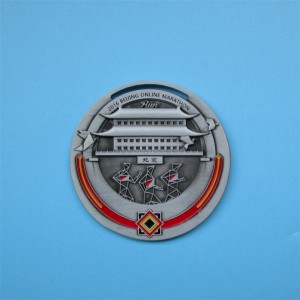 Brugerdefineret logo Antik design 3D Metal Farverig medalje Marathon Medal -finishere 2016