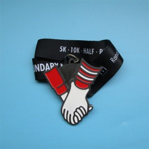 Triathlon -medaljer Design din egen sportslegeringsmedalje med bånd