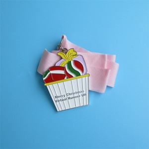 Brugerdefineret metal guldmedalje Farverig udskrivning Virtuel sportsmedalje