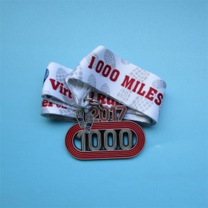 Producent Custom High Quality Metal 3D Marathon Sport Medal