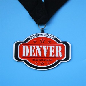Gratis cool designmedalje Custom Metal Gold Medal Marathon Finisher Medals
