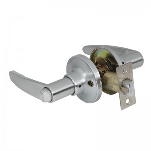 7302 Privatlivsdørhåndtag med aftagelig låseplade, alle metaldørhåndtagslås sæt til soveværelse og badeværelse