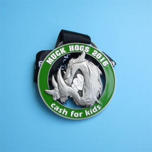 Brugerdefinerede medaljer Race for Kids Cut Out Hollow Medals