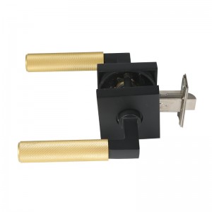 S7632 Contemporary Passage Lever Set, Heavy Duty Knured Lever Handle til indvendige døre