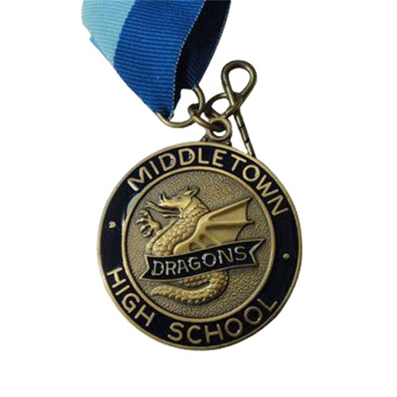 Design din egen blanke zinklegering 3D Gold Award Marathon Running Custom Metal Sport Medal