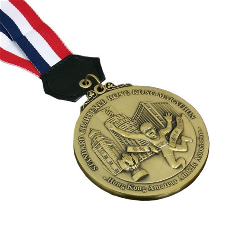 Professionel brugerdefineret køremedalje Design Din egen 3D Gold Award Metalmedaljer