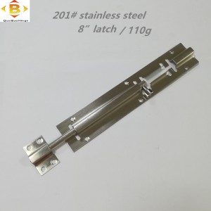 201#latch tommellås tommelfingerlås bolt dørbolt 201#stainless stållås