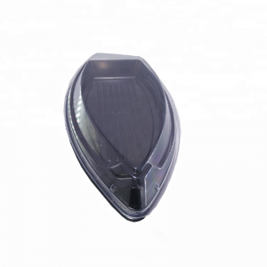 Engangs pet plast sushi bakke kage kasse emballage