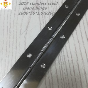 Standard størrelse lang hængsel 201#72 \'\'*2 rustfrit stål klaver hængsel kontinuerlig række kabinet klaver hængsel