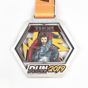 Skær zinklegeringsmedaljer Custom Medals Design Super Hero Awards guldmedalje