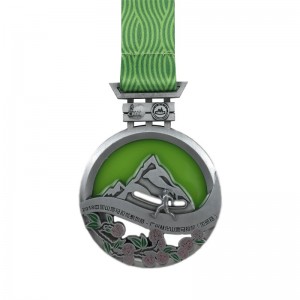 Perfekt design Custom Logo 4D Sport Medals og Ribbon Commemorative Medals