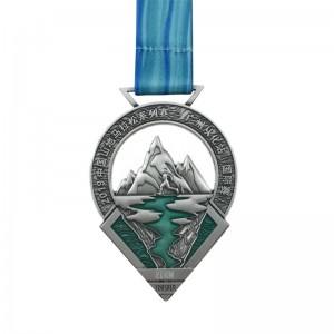 Perfekt design Antik messing Guld sølv 4D Metal Medals Event Medal Awards