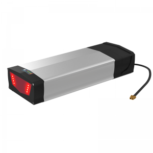 Varmt salg bageste rack lithium ebike batteri bms genopladeligt 18650 batteri 36V 48V 52V 10AH 20AH til elektrisk cykel