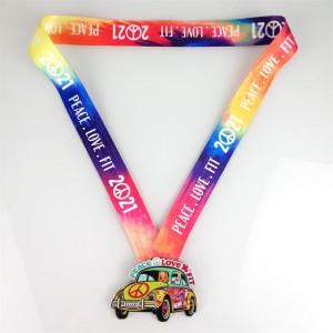 Gag Factory OEM Exclusive Design Cast Metal Medals With Ribbon Metal Sport Custom Medal