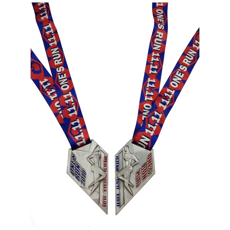 Gag Exclusive Design Cast Metal Sport Medals med båndsti løbende medaljer