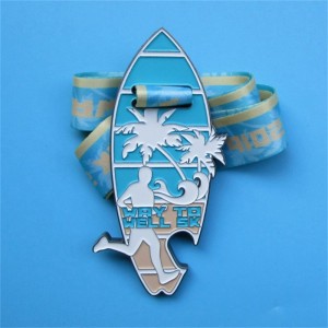 SPORTS DAG Medaljer med mindedalder med medaljer Sportsmedaljer og bånd til løb