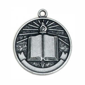Kan oparbejdes metalmedaljer lagermedalje 7/8-tommer antikke sølvsportmedaljer