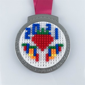 Sportmedaljer og bånd til svømning, der kører volleyballgymnastik