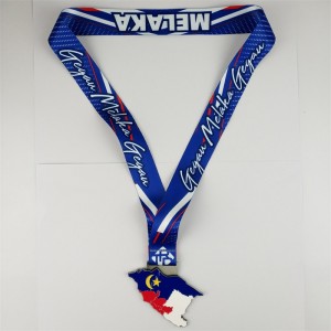 Farverig blød emaljemetalmedaljon Pendant Commemorative Medals