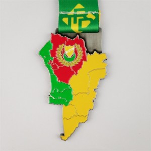 Design dit eget logo tomt 3D Metal Award ODM Gold Silver and Bronze Medals