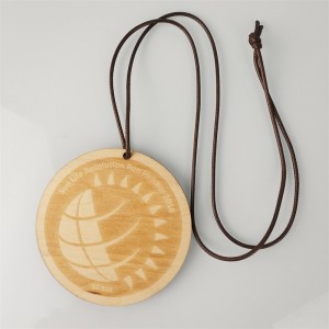 Color Spray Awards Wooden Medal for Holiday Medals Sport