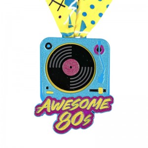 Brugerdefinerede medaljer Emalje, der kører medaljeindehaver