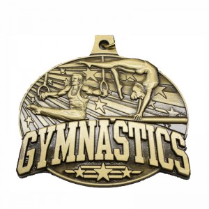 Gag Metal Medallion Casting Medal for Rythmic Gymnastics
