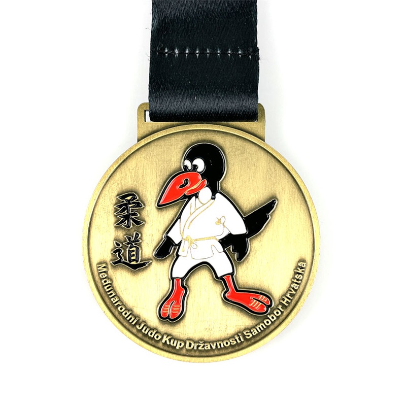 Race Medal Design til kinesisk Kungfu Gold Medallion Pendant Plate Medal