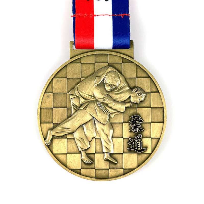 Race Medal Design til kinesisk Kungfu Gold Medallion Pendant Plate Medal