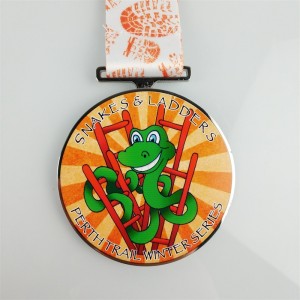 Die Cast Medal Color 3D Emaljemedaljer Brugerdefineret trykt medaljemedalje Logo -klistermærker