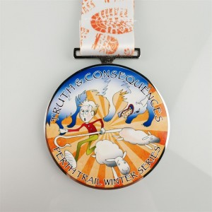 Die Cast Medal Color 3D Emaljemedaljer Brugerdefineret trykt medaljemedalje Logo -klistermærker