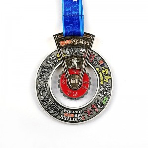 Metal Custom Making hver Shape Sports Award Medals med dit eget design 3D -logo