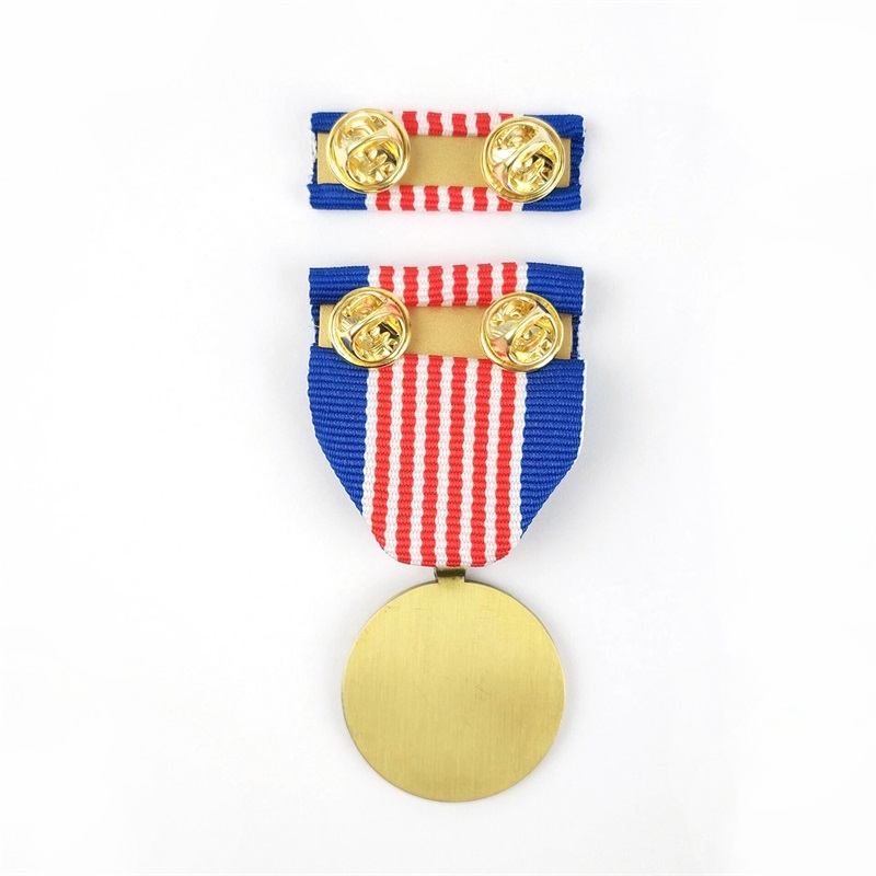 Brugerdefineret skinnende guldbelagt selskab Logo Medal of Honor