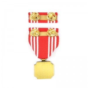 Hård emalje pin medaljon die støbt metal badge 3D -aktivitetsmedaljer og priser æresmedaljer med kort bånd