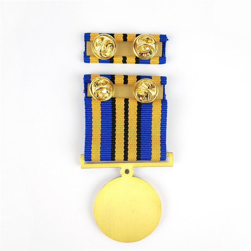 Blød emalje Custom Pin Badges Award Medal of Honor med kort lanyard
