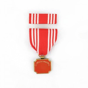 Blød emalje Custom Pin Badges Award Honor Medal Royal Broche